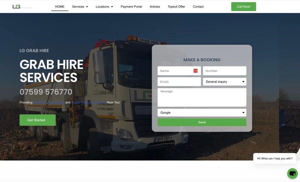 Local Grab website project