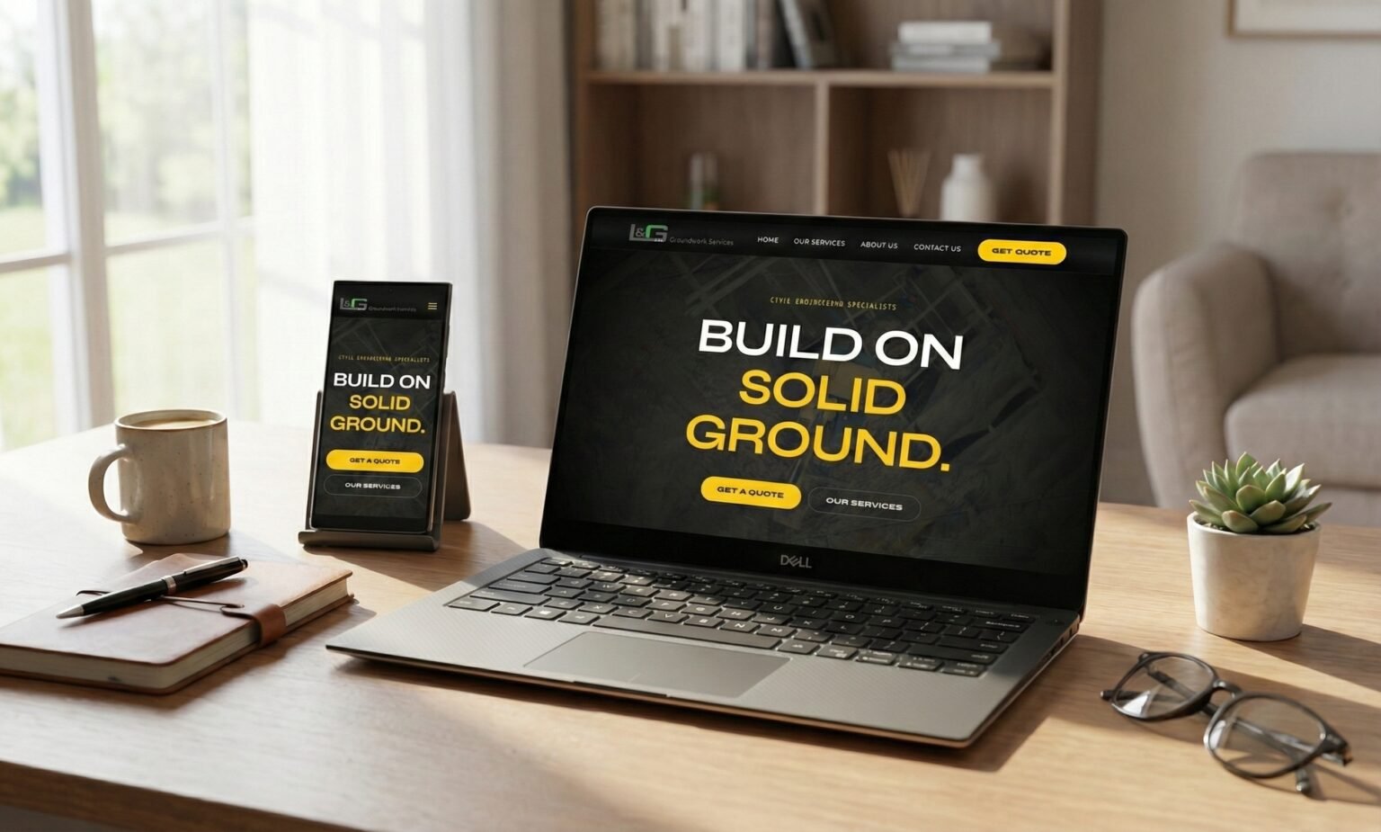 LG Groundwork Services website project